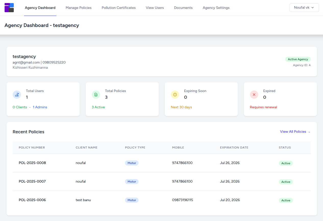 informsuite.com Dashboard